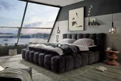 Betten| Polsterbett Bexley 180 x 200 cm Schwarz