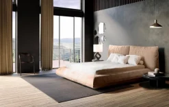 designwerk Betten-Polsterbett Fluffy 180 x 200 cm Taupe