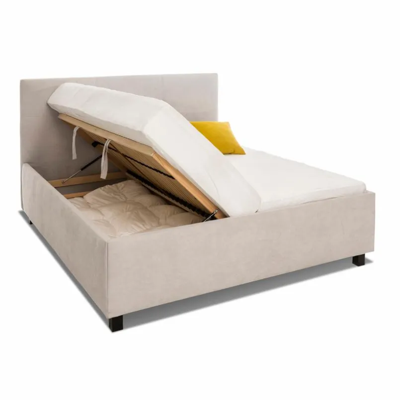 Ergodream Betten-Polsterbett Lund 200 x 200 cm Beige
