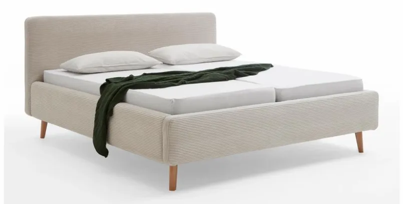 Betten|meise.möbel Polsterbett Mattis 180 x 200 cm Beige
