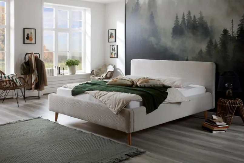 Betten|meise.möbel Polsterbett Mattis 180 x 200 cm Beige