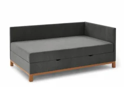 meise.möbel Jugendbetten|Jugendbetten-Polsterbett Santos 120 x 200 cm Anthrazit