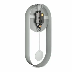 Mebus Wanduhren-Quarz-Pendelwanduhr 12912 40 x 20 cm Grau