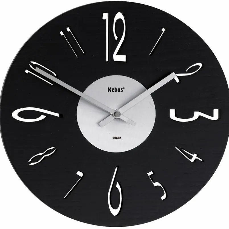 Quarzwanduhr 18325 Ø 29,5 cm<Mebus Online