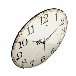 Mebus Wanduhren-Quarzwanduhr 19626 Ø 20 cm Weiß