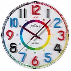 Wanduhren|Paragon (Atlanta) Quarzwanduhr 4480/0 Ø 33 cm Bunt