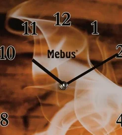 Wanduhren|Mebus Quarzwanduhr 41794 25x75 cm Braun
