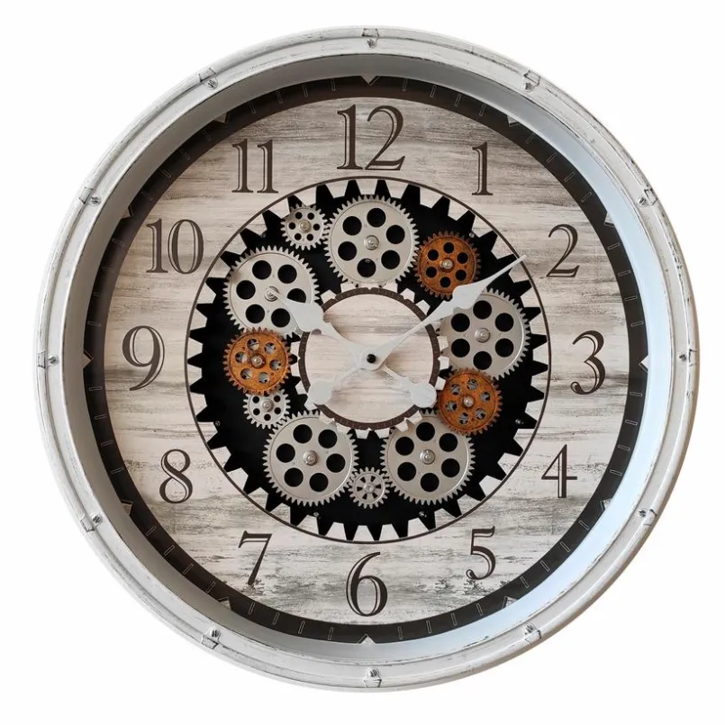 Wanduhren|Globo Quarzwanduhr B992526 Ø 50 cm Weiß