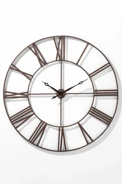 Wanduhren|KARE DESIGN Quarzwanduhr Factory Ø 120 cm Silber