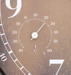 Nextime Wanduhren-Quarzwanduhr Jasmine Ø 23,5 cm Braun
