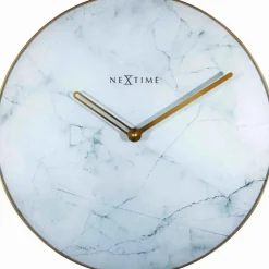 Quarzwanduhr Marble Ø 40 cm<Nextime New