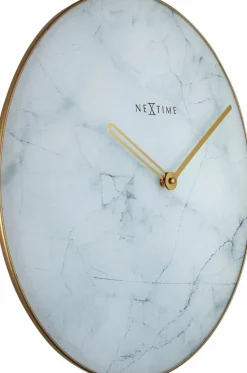 Quarzwanduhr Marble Ø 40 cm<Nextime New