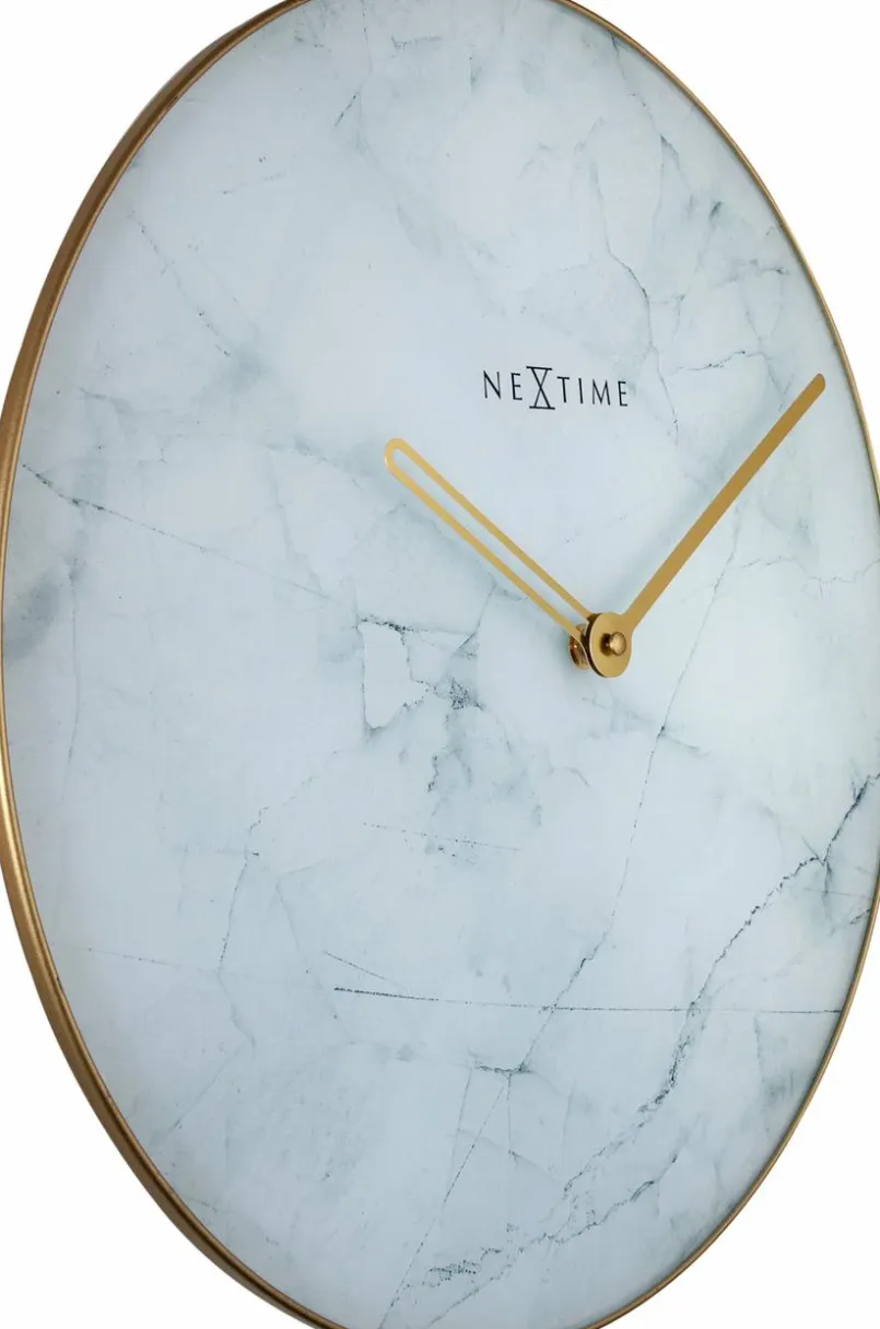 Quarzwanduhr Marble Ø 40 cm<Nextime New