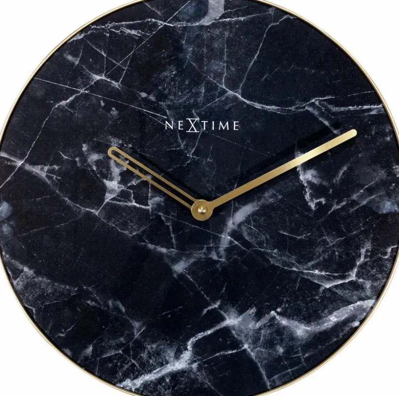 Quarzwanduhr Marble Ø 40 cm<Nextime New