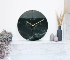 Quarzwanduhr Marble Ø 40 cm<Nextime New