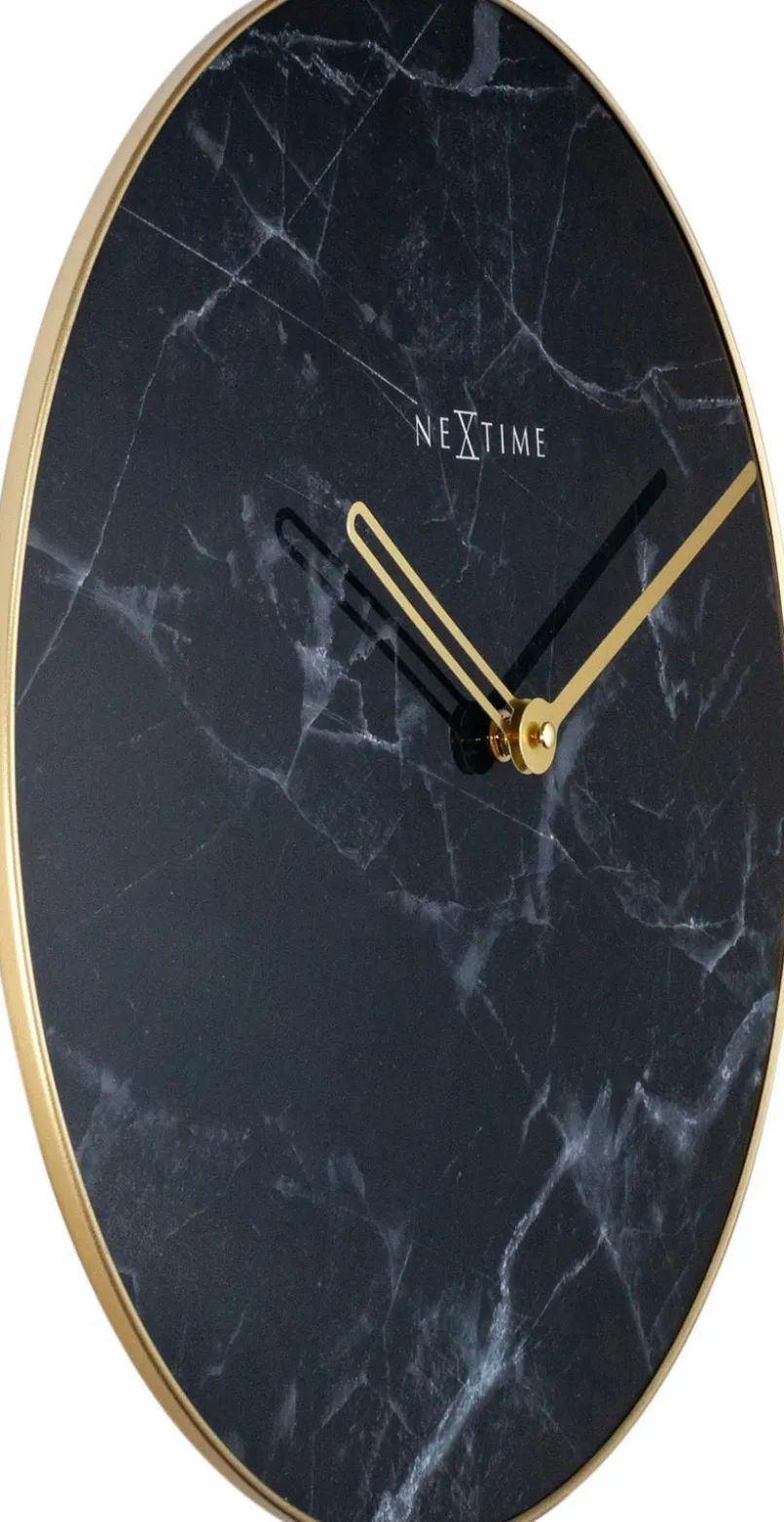 Quarzwanduhr Marble Ø 40 cm<Nextime New