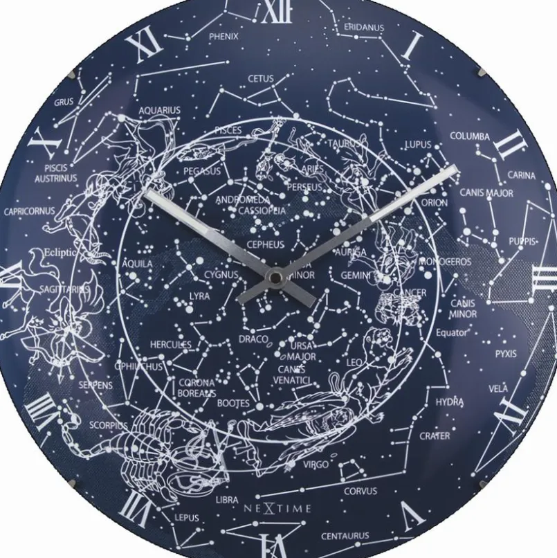 Quarzwanduhr Milky Way Dome Ø 35 cm<Nextime Outlet