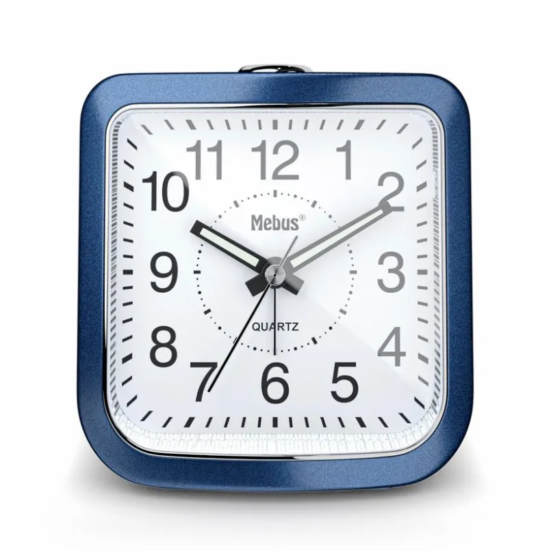 Wecker|Mebus Quarzwecker 26158 Blau