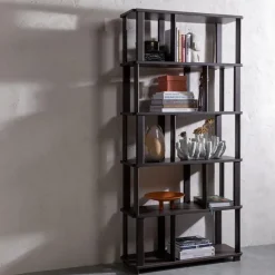 DAHEIM Regale|Regale-Regal Riss Dunkelbraun