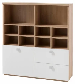 Composad Kinderkommoden & -Nachttische|Kinderkommoden & -Nachttische-Regal Globo Riviera Eiche