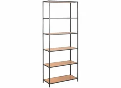 Actona Regale-Regal Seaford Schwarz / Eiche