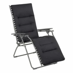 Gartenstühle|Lafuma Mobilier Relaxsessel Evolution, basalt Dunkelgrau