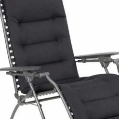 Gartenstühle|Lafuma Mobilier Relaxsessel Evolution, basalt Dunkelgrau