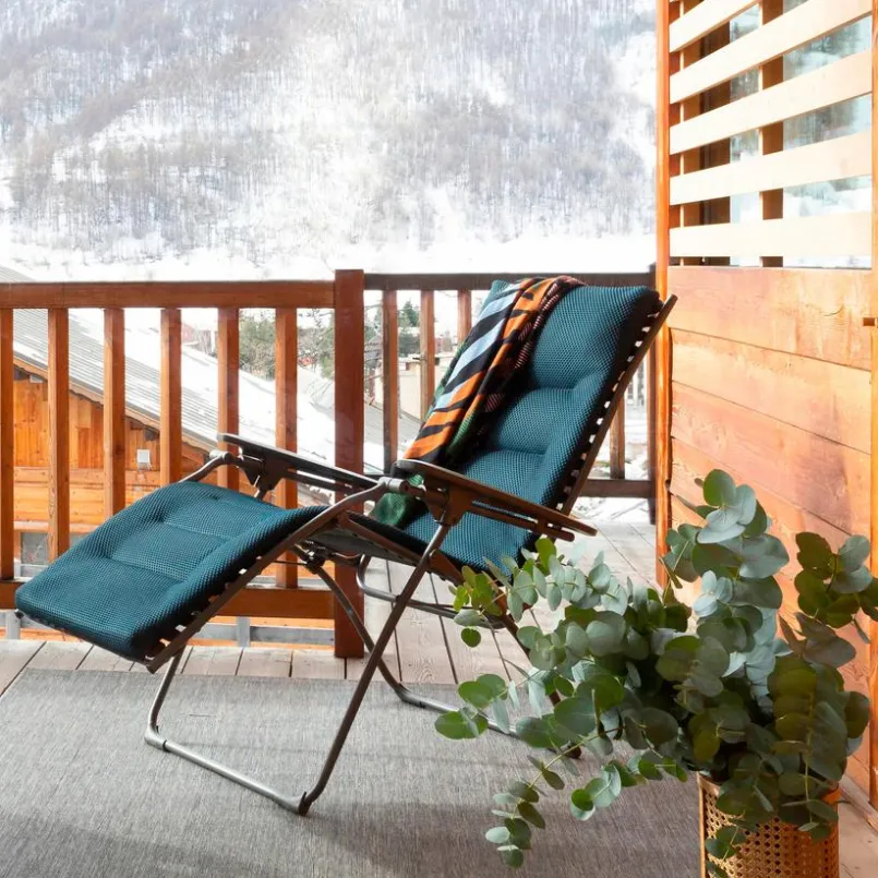 Gartenstühle|Lafuma Mobilier Relaxsessel Evolution, basalt Bleu