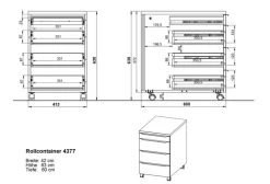 Rollcontainer Mailand<Germania Online