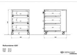 Rollcontainer Monteria<Germania Sale