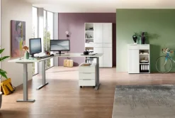 Innostyle Schreibtische-Rollcontainer Santorin Weiß