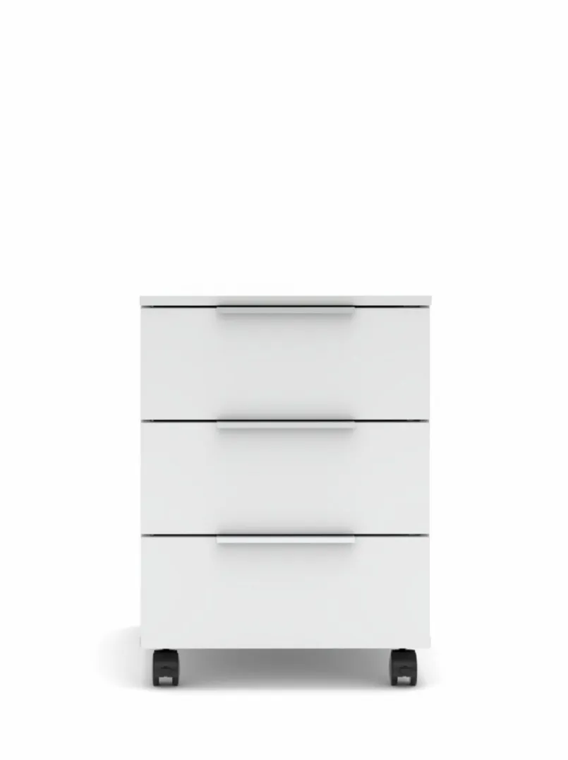 Innostyle Schreibtische-Rollcontainer Santorin Weiß