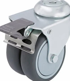 Glatz Zubehör-Rollen-Set 4 Stück für Sockel M4 Silber