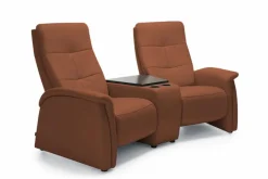 Exxpo by Gala Sofas & Couches-Rundsofa mit Zwischentisch Tivoli Cognac