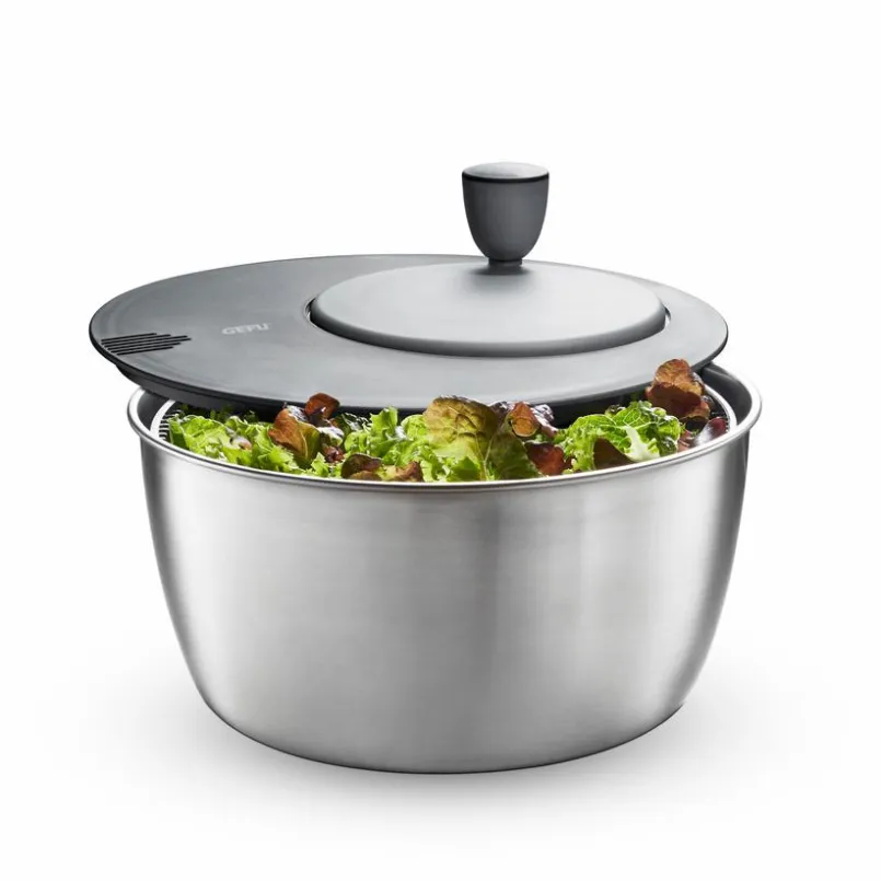 GEFU Küchenutensilien-Salatschleuder Rotare Schwarz