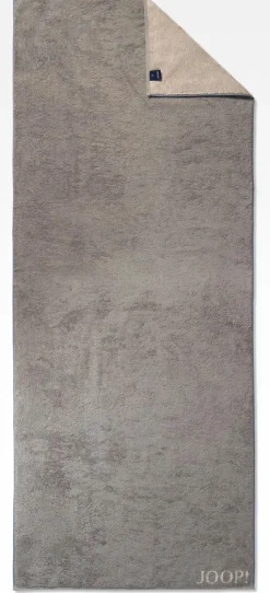 JOOP! Hand- & Duschtücher-Saunatuch Doubleface 80 x 200 cm Graphit