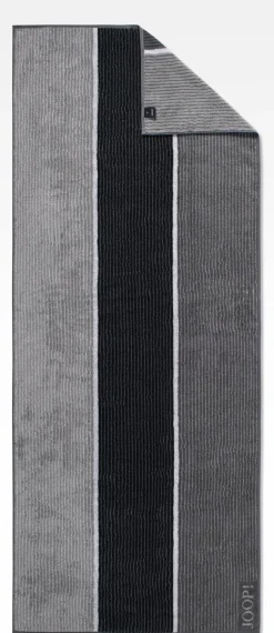 JOOP! Hand- & Duschtücher-Saunatuch Signature 80 x 200 cm Schwarz