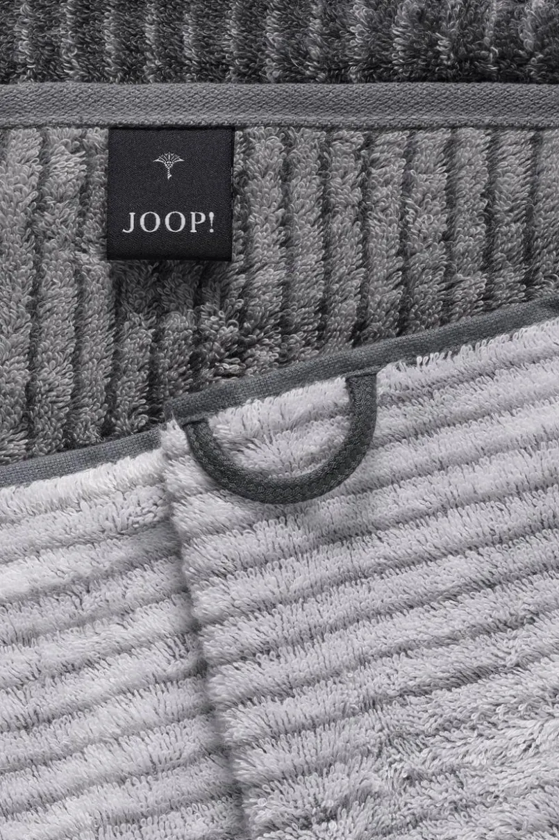 JOOP! Hand- & Duschtücher-Saunatuch Signature 80 x 200 cm Schwarz