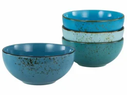 Schalen & Schüsseln|Schalen & Schüsseln|CreaTable Schale Buddha Bowl 4tlg. Blau