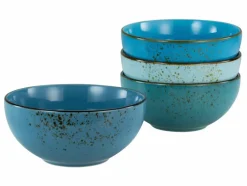 Schalen & Schüsseln|Schalen & Schüsseln|CreaTable Schale Buddha Bowl 4tlg. Blau