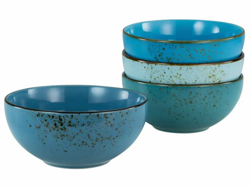 Schalen & Schüsseln|Schalen & Schüsseln|CreaTable Schale Buddha Bowl 4tlg. Blau