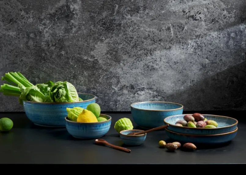 ASA Selection Schalen & Schüsseln|Schalen & Schüsseln-Schale Poke Salad Bowl 2500 ml Blau