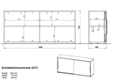 Schiebetürenschrank Mailand<Germania New