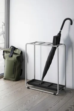 Schirm- & Zeitungsständer|Schirm- & Zeitungsständer|Zack Schirmständer Mecor Edelstahl