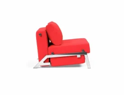 Schlafsofas|Sessel|INNOVATION LIVING Schlafsessel Cubed 90 Chrom Red
