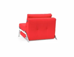 Schlafsofas|Sessel|INNOVATION LIVING Schlafsessel Cubed 90 Chrom Red