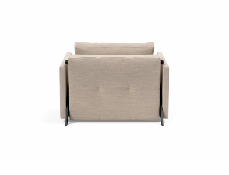 Schlafsofas|Sessel|INNOVATION LIVING Schlafsessel Cubed 90 mit Armlehnen Sand Grey