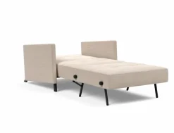 Schlafsofas|Sessel|INNOVATION LIVING Schlafsessel Cubed 90 mit Armlehnen Sand Grey
