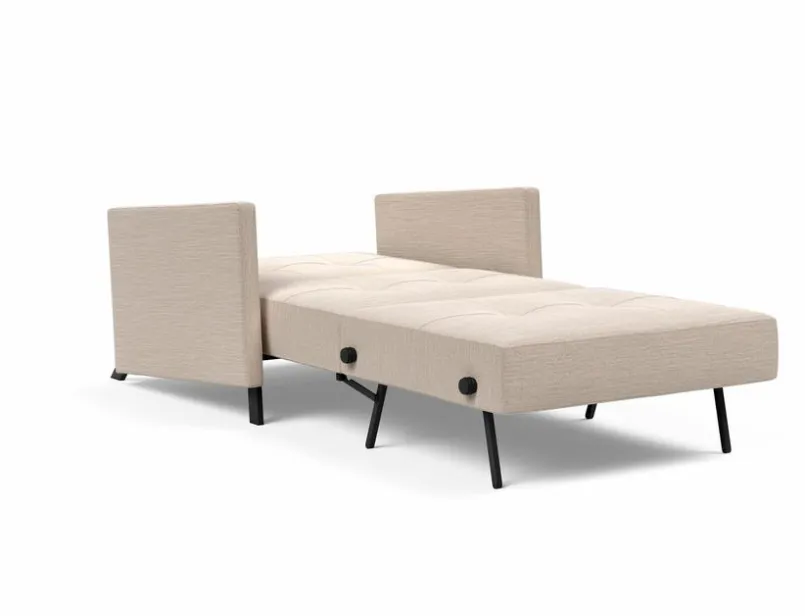 Schlafsofas|Sessel|INNOVATION LIVING Schlafsessel Cubed 90 mit Armlehnen Sand Grey