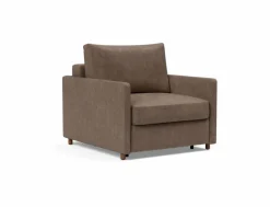 Schlafsofas|Sessel|INNOVATION LIVING Schlafsessel Neah Slim Cedar Brown